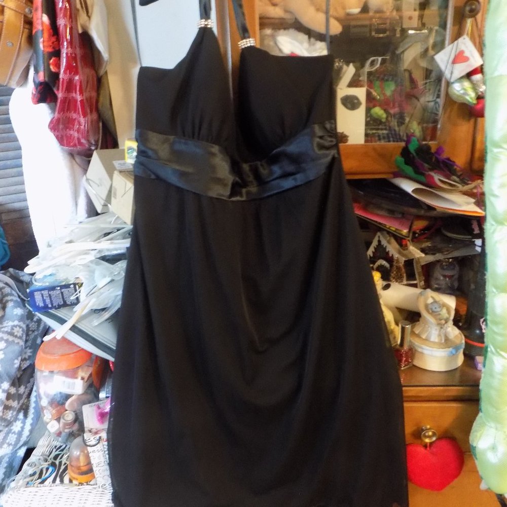Love Tease halter style black dress